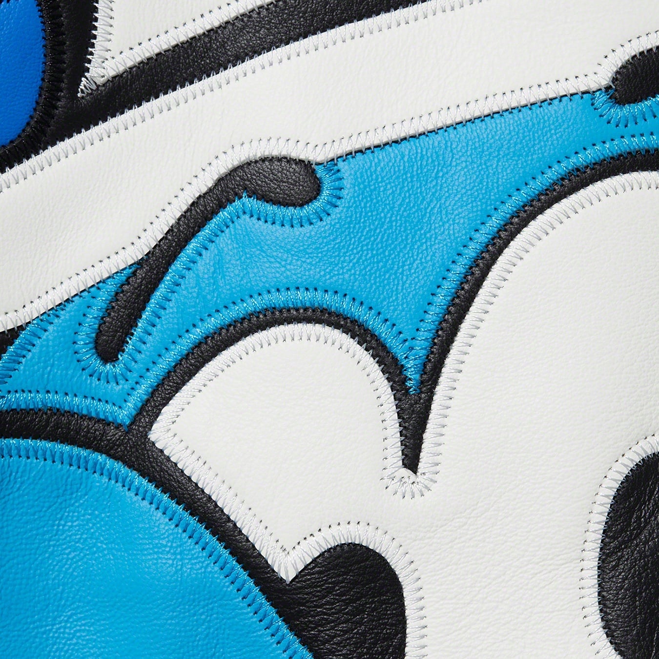 Supreme®/Smurfs™ Leather Varsity Jacket view 6